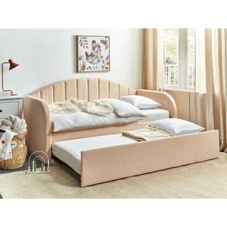 Beliani Letto estraibile en Bouclé Moderno EYBURIE  