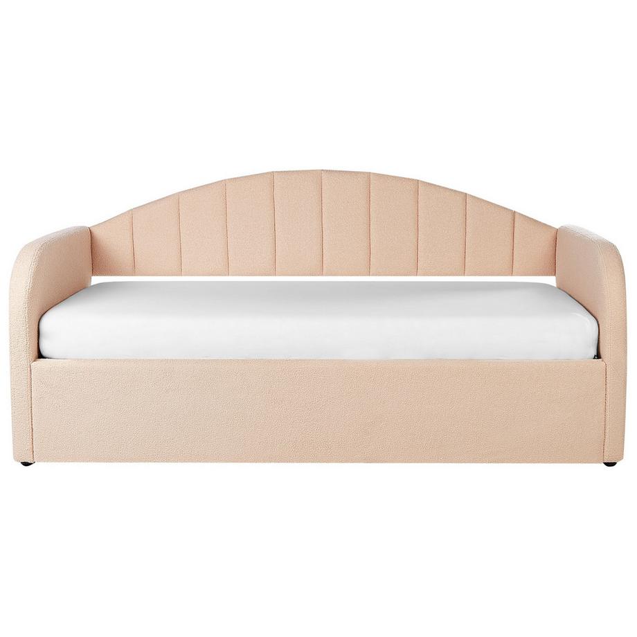 Beliani Letto estraibile en Bouclé Moderno EYBURIE  