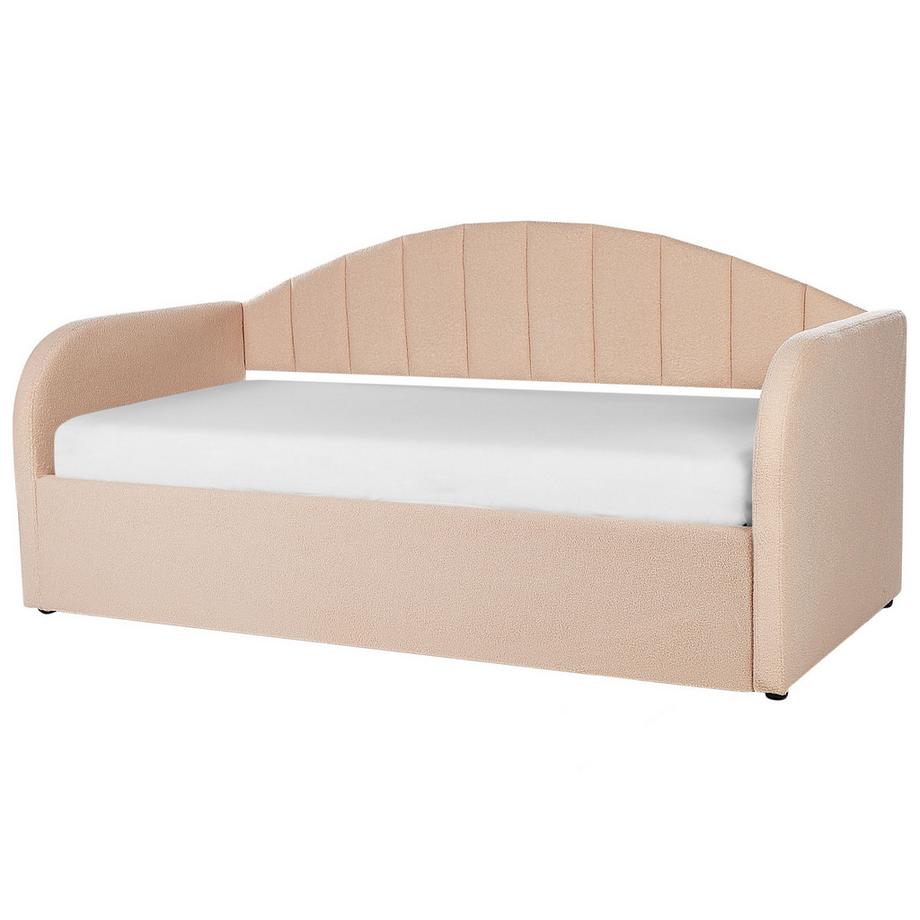 Beliani Letto estraibile en Bouclé Moderno EYBURIE  