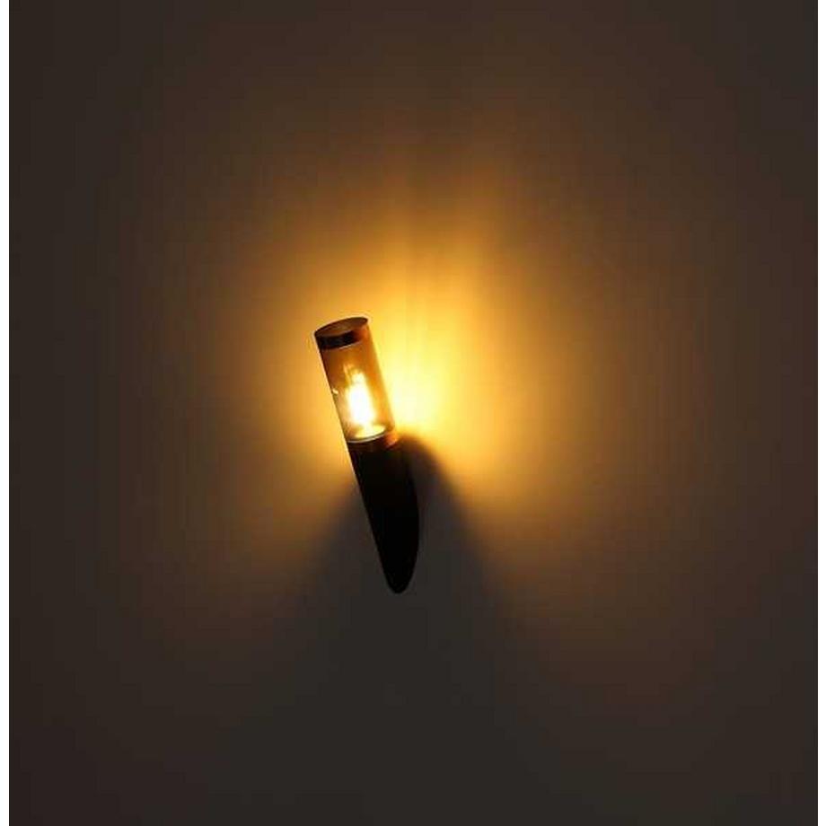 mutoni Lampe d'extérieur Boston en acier inoxydable noir 3xE27  