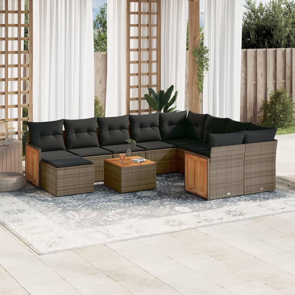 VidaXL Garten sofagarnitur poly-rattan  