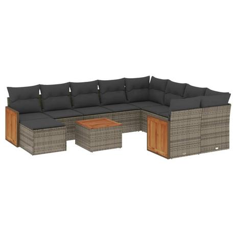 VidaXL Garten sofagarnitur poly-rattan  