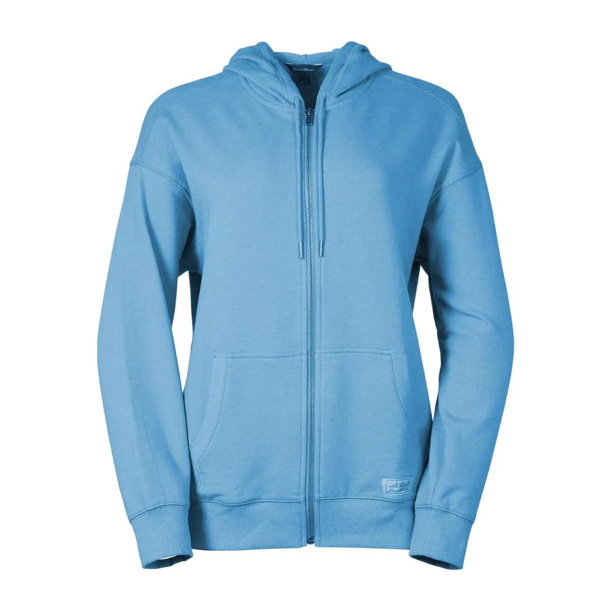 Image of Cozy Camp Hoodie Mit Durchgehendem Reißverschluss Unisex Nebelblau L