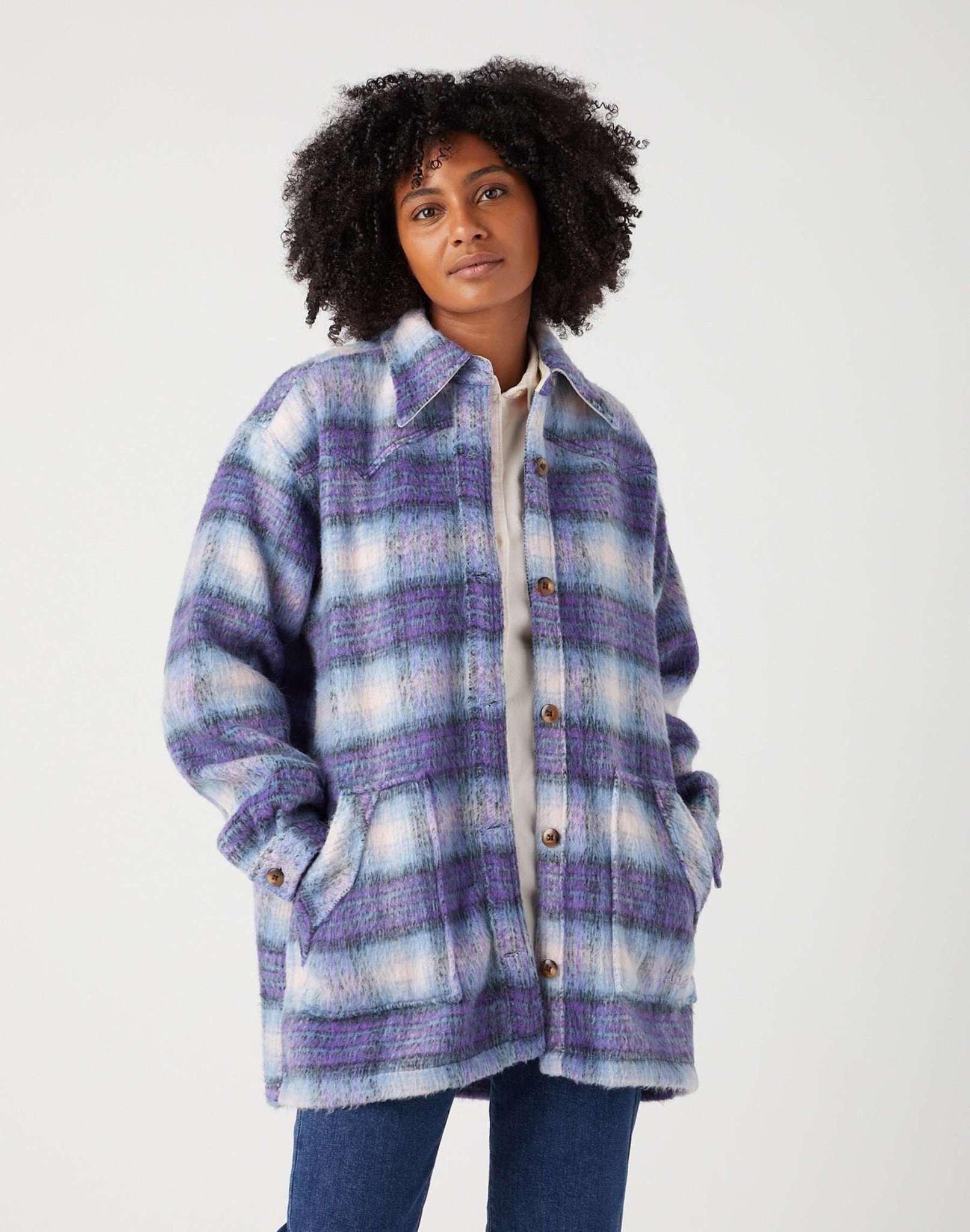 Image of Jacken Oversized Western Jacket Unisex Blau XS