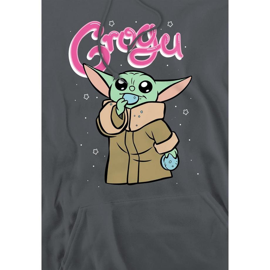 STAR WARS Star Wars Grogu Stampa Grafica Felpa con Cappuccio  