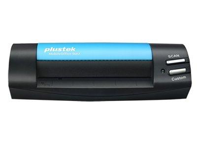 Image of Plustek Plustek MobileOffice S602 Visitenkartenscanner 1200 x 1200 DPI A6 Schwarz, Blau