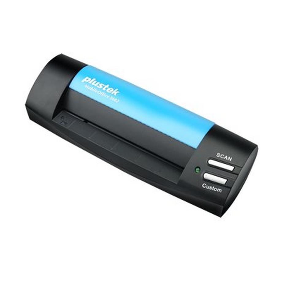 Plustek  Plustek MobileOffice S602 Visitenkartenscanner 1200 x 1200 DPI A6 Schwarz, Blau 