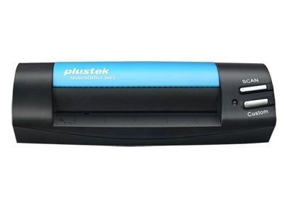 Plustek  Plustek MobileOffice S602 Visitenkartenscanner 1200 x 1200 DPI A6 Schwarz, Blau 