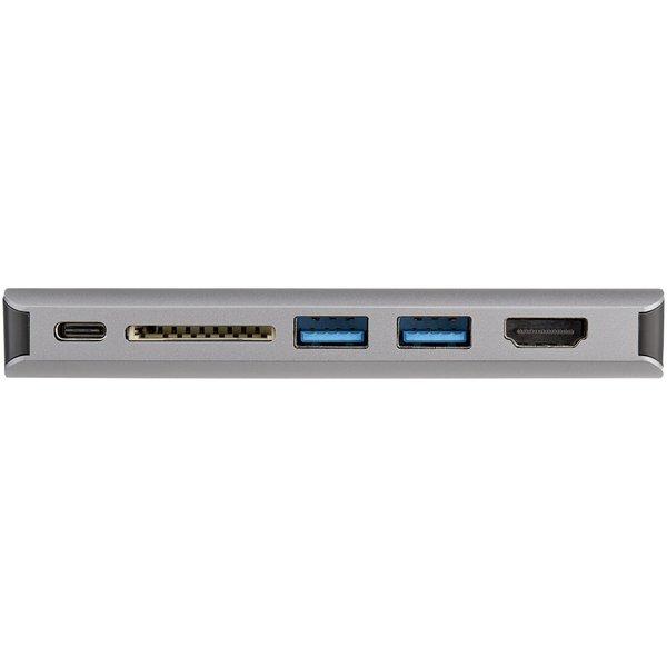 STARTECH.COM  Adaptateur Multiport USB-C - Mini Dock USB-C avec 4K HDMI ou 1080p VGA - Hub 3x USB 3.0, SD, GbE, Audio, 100W PD Pass-Through - Station d'Accueil pour PC Portable/Tablette 