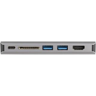 STARTECH.COM  Adaptateur Multiport USB-C - Mini Dock USB-C avec 4K HDMI ou 1080p VGA - Hub 3x USB 3.0, SD, GbE, Audio, 100W PD Pass-Through - Station d'Accueil pour PC Portable/Tablette 