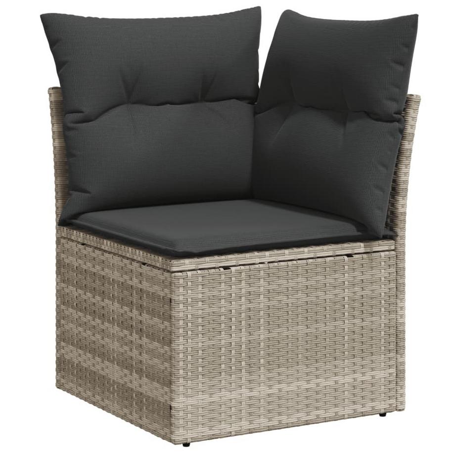 VidaXL set di divani da giardino Polirattan  