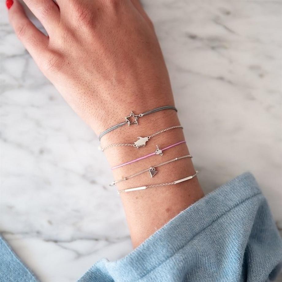 Glanzstücke München  Femme Bracelet en argent Pingouin 