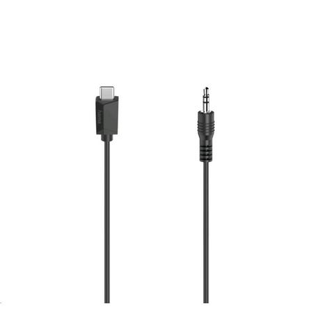 hama  Audio-Kabel, USB-C-Stecker3,5-mm-Klinken-Stecker, Stereo, 0,75 m 