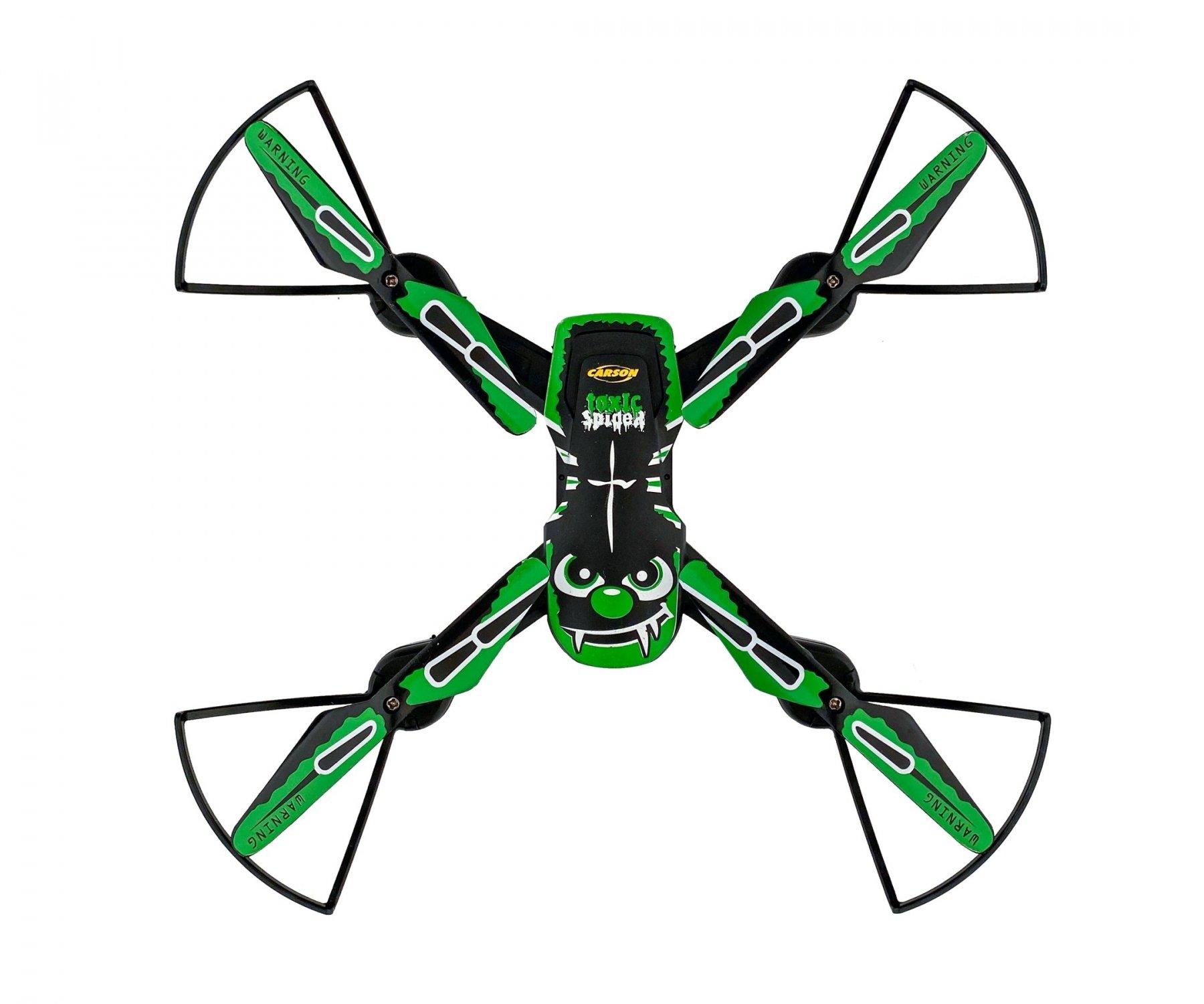 Carson  Carson X4 Quadcopter Toxic Spider 2.0 4 rotors Quadcoptère 300 mAh Noir, Vert 