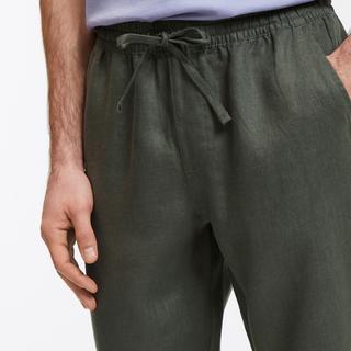 La Redoute Collections Leinen Straight Leg Hose  