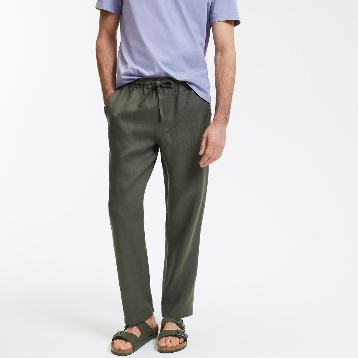 La Redoute Collections Leinen Straight Leg Hose  