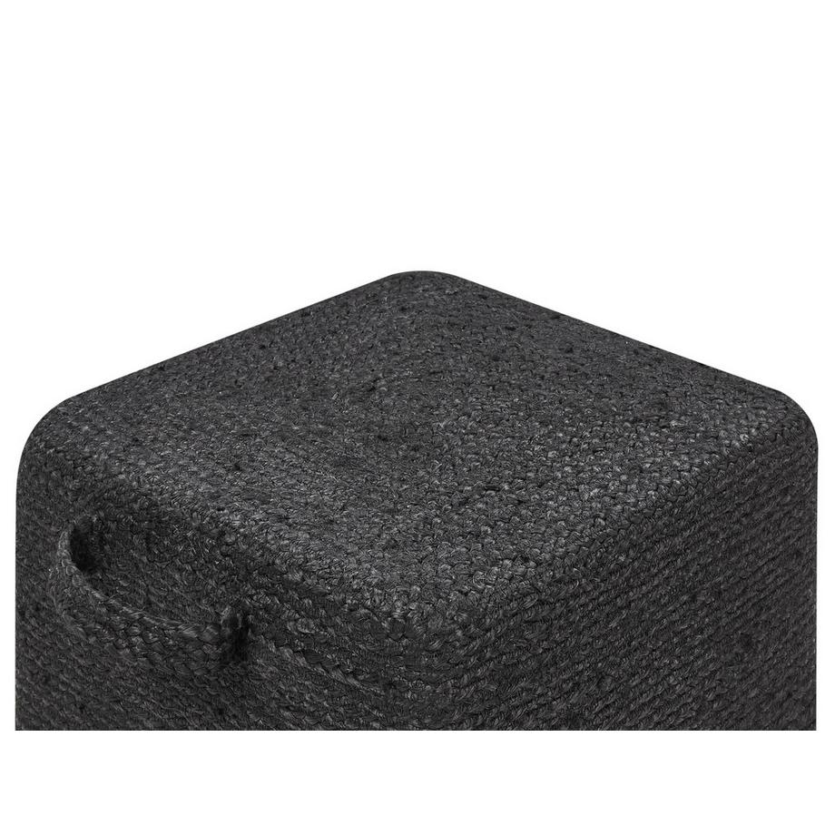 Beliani Pouf en Jute Boho DHADAR  