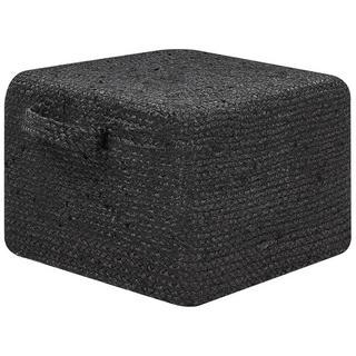 Beliani Pouf en Jute Boho DHADAR  