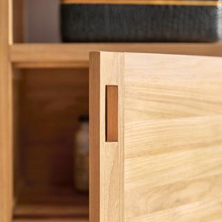 Tikamoon Colonne en teck massif Arty  