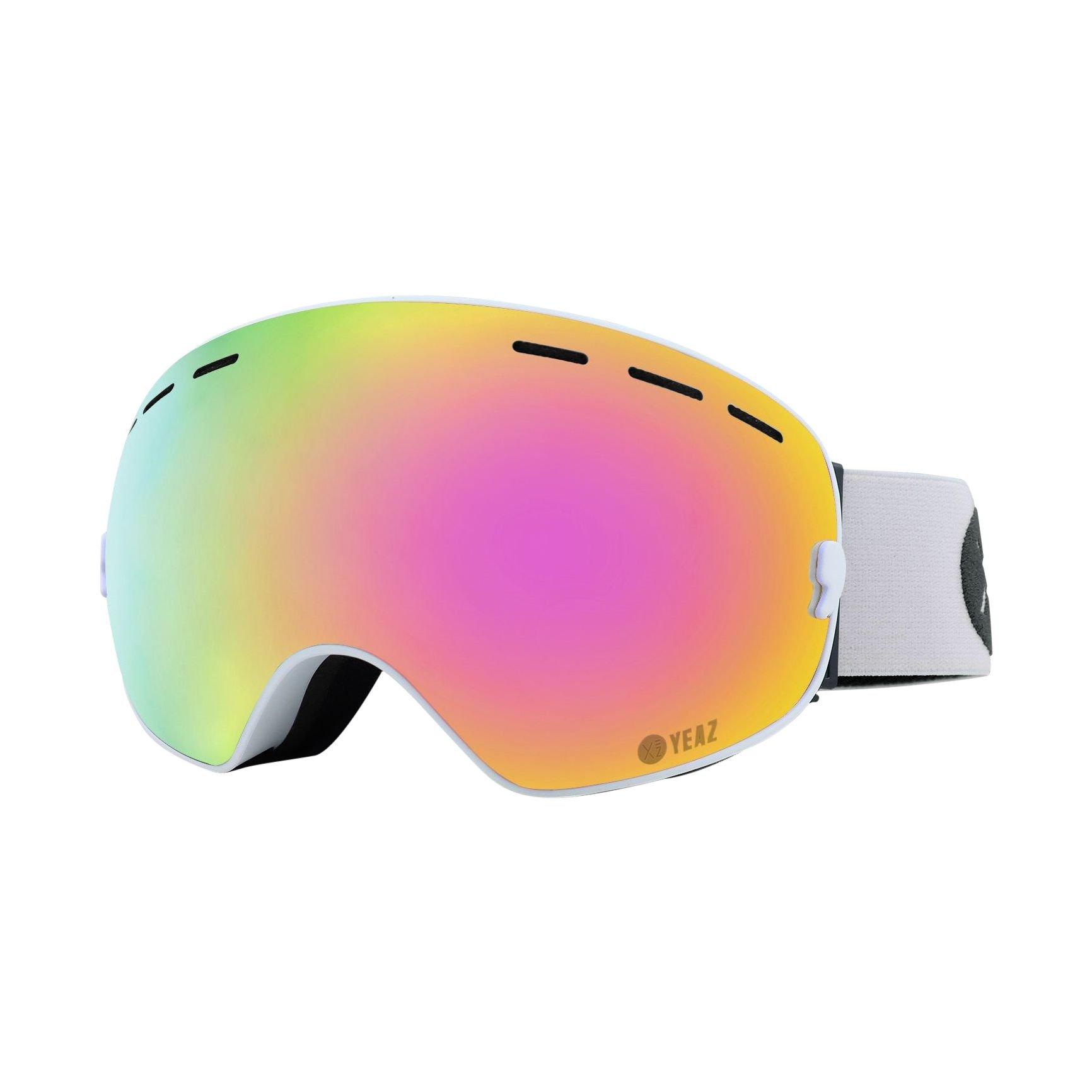 STEEZE Masque de ski/snowboard violet/blanc