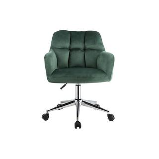 Vente-unique Chaise de bureau Velours Hauteur réglable PEGA  