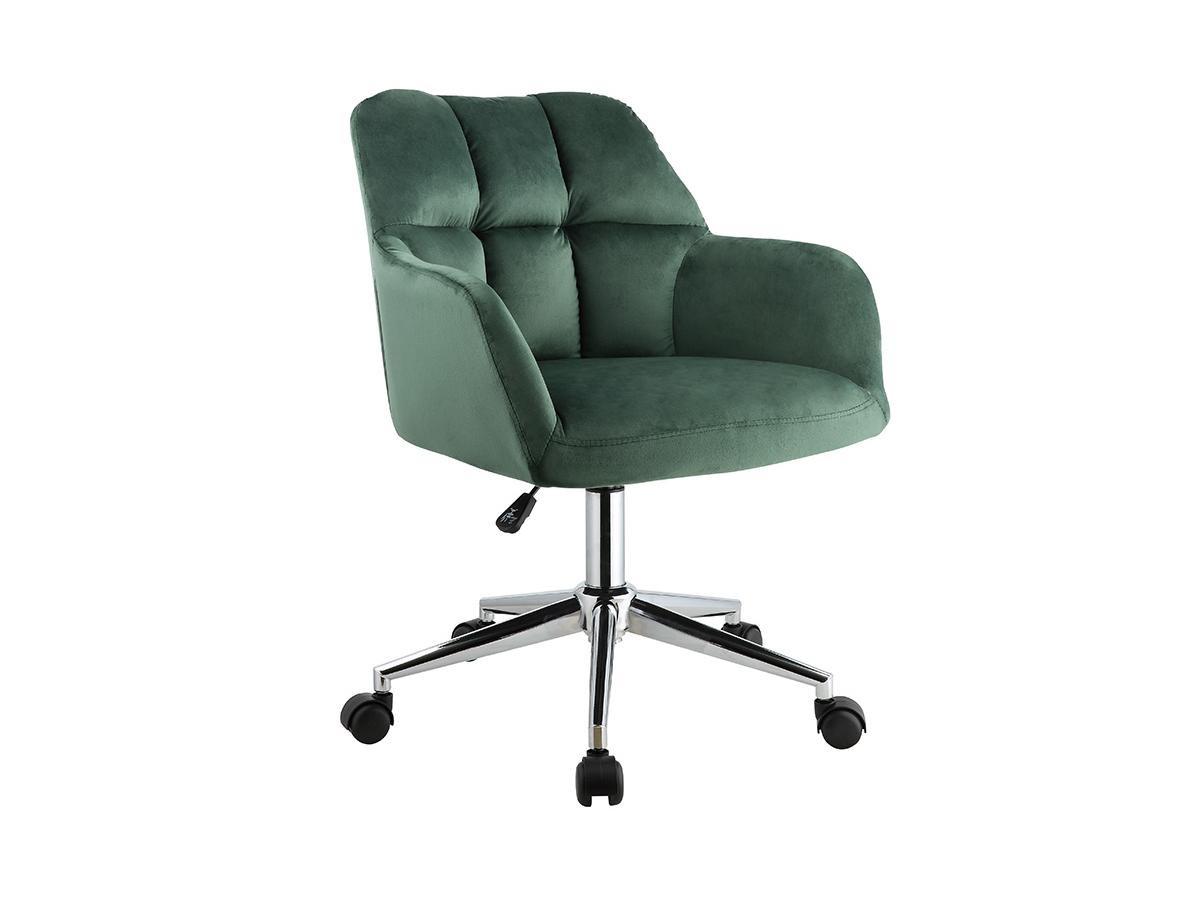 Vente-unique Chaise de bureau Velours Hauteur réglable PEGA  