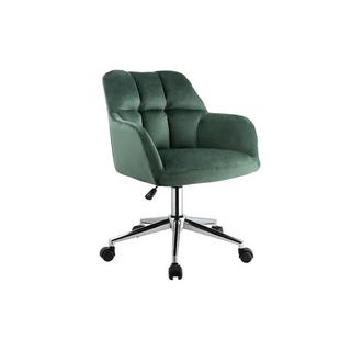 Vente-unique Bürostuhl höhenverstellbar Samt PEGA  