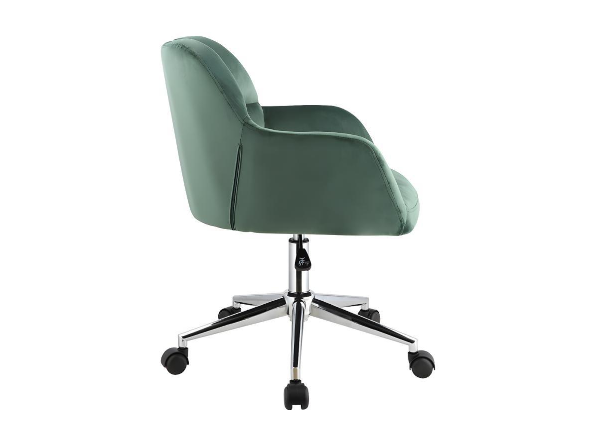 Vente-unique Chaise de bureau Velours Hauteur réglable PEGA  