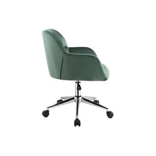 Vente-unique Chaise de bureau Velours Hauteur réglable PEGA  