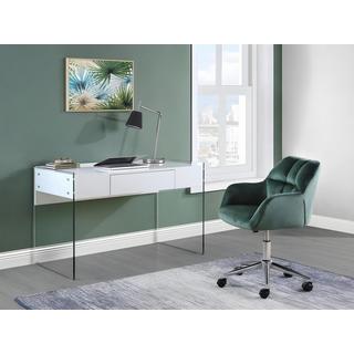 Vente-unique Chaise de bureau Velours Hauteur réglable PEGA  