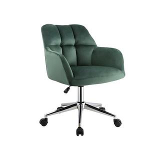 Vente-unique Bürostuhl höhenverstellbar Samt PEGA  