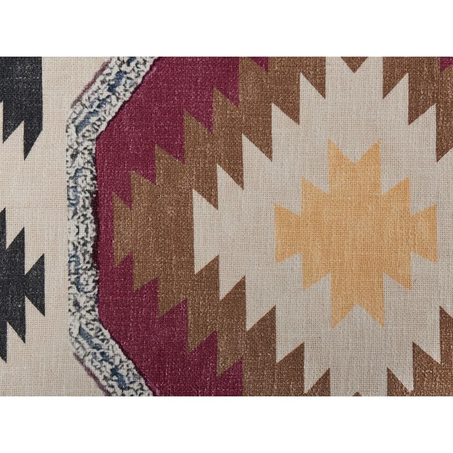 Beliani NAGAON Couverture en Coton Rustique  