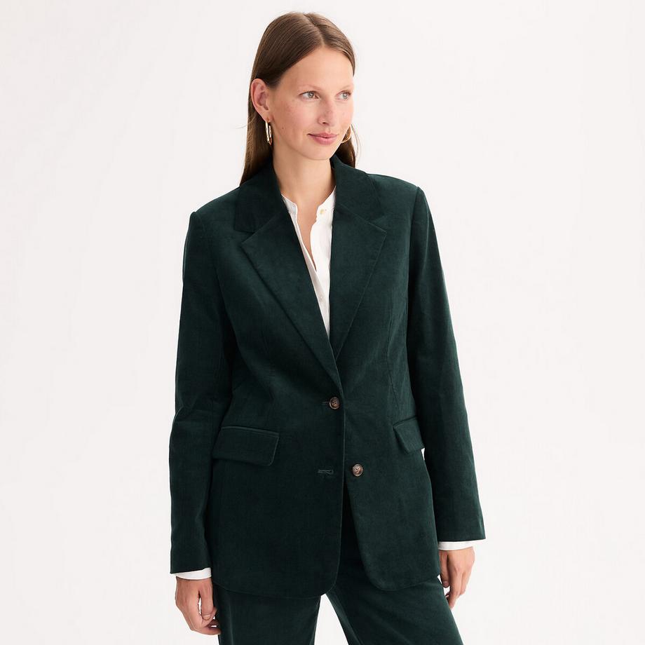 Blazer en velours côtelé