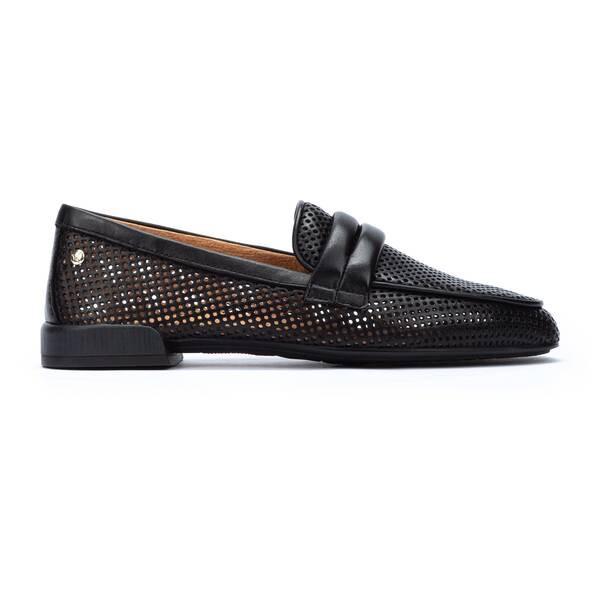 Image of Almeria - Leder Loafer Damen Schwarz 35