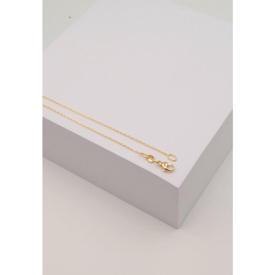 MUAU Schmuck  Collier Anker Gelbgold 750, 0.9mm, 50cm 
