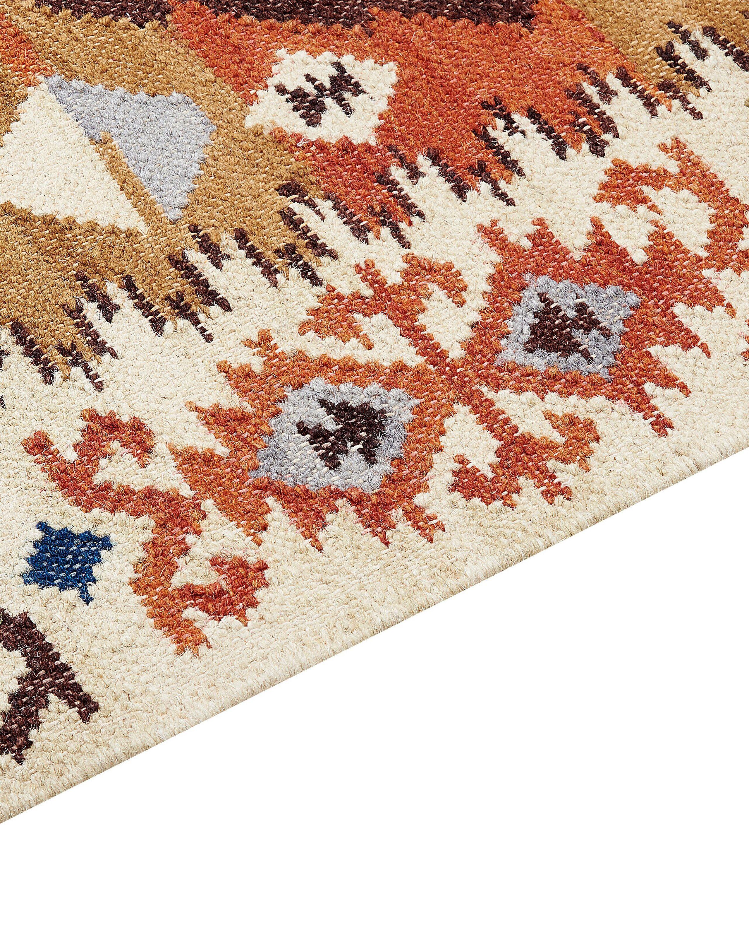 Beliani Tapis en Laine Boho VOSKETAP  