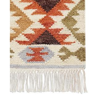 Beliani Tapis en Laine Boho VOSKETAP  