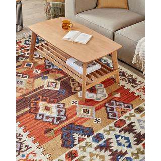 Beliani Tapis en Laine Boho VOSKETAP  