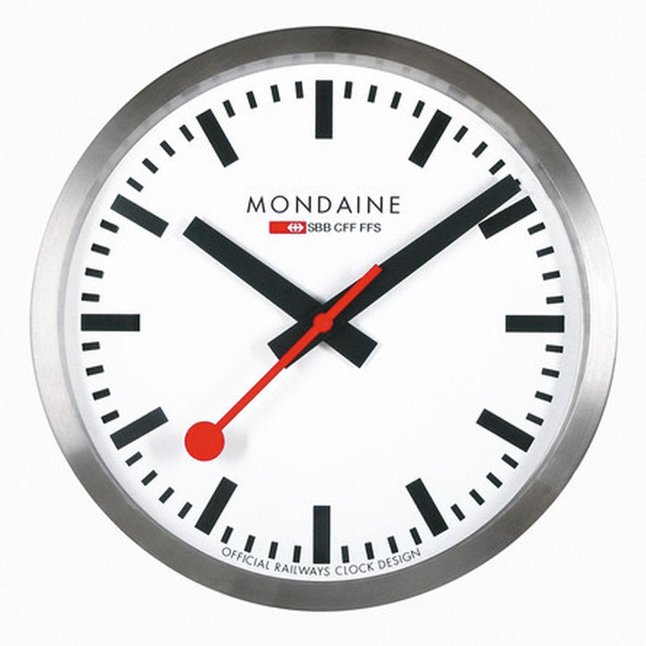 Mondaine SBB Official Swiss Railways Wall Clock  