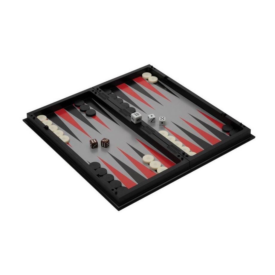 Philos  Spiele Schach-Backgammon-Dame-Set, Feld 37 mm 