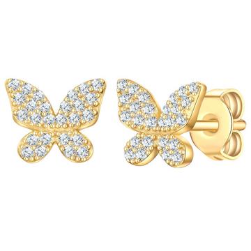 Femme Boucles d´oreilles Papillon