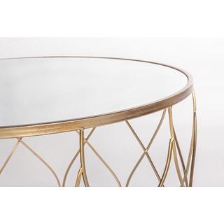 mutoni Table d'appoint Elenor ronde J17 (Ensemble de 2)  