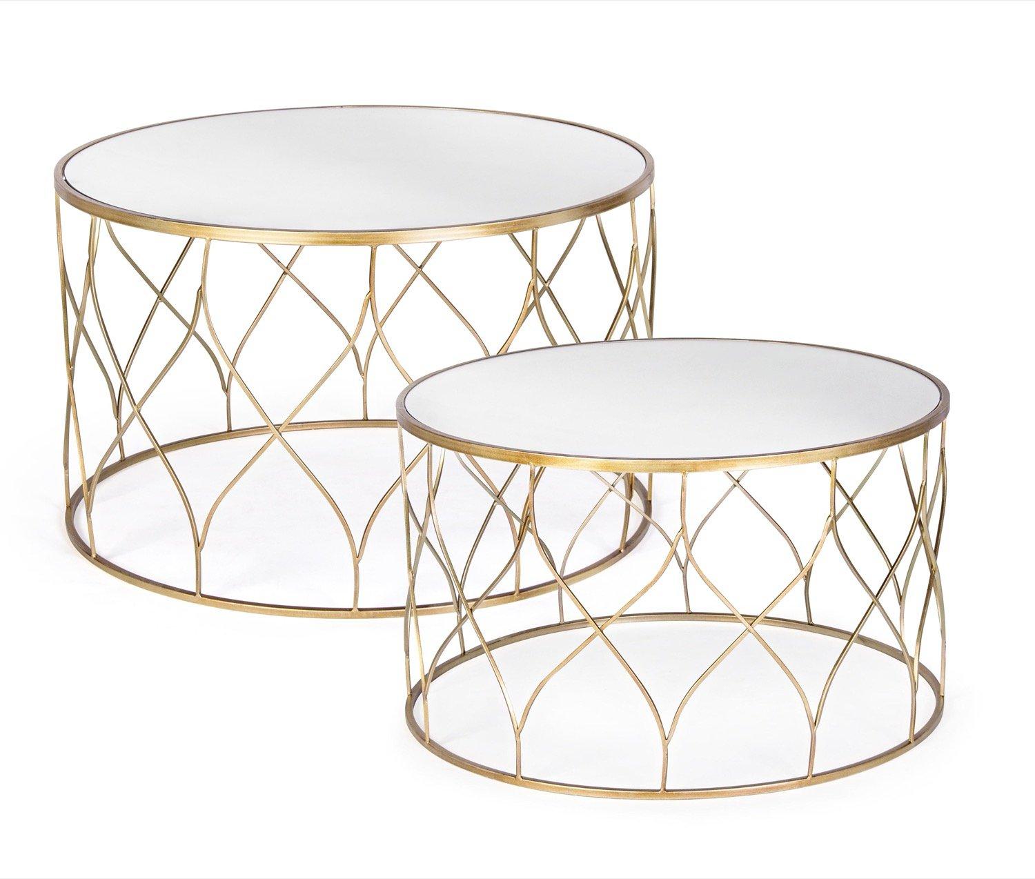 Image of Beistelltisch Elenor rund J17 (2er-Set) Beistelltisch Elenor rund J17 (2er-Set)