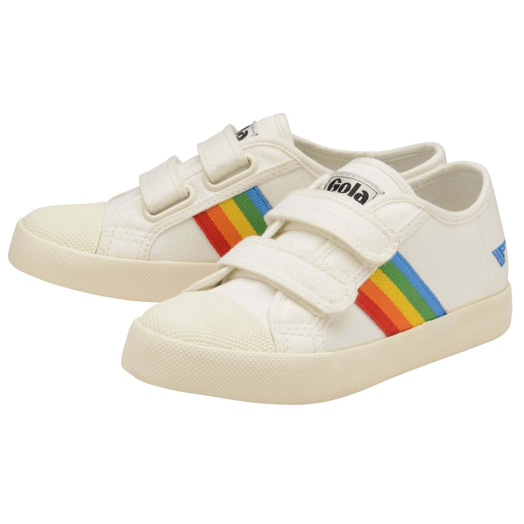 gola  kinderschuhe coaster rainbow velcro 