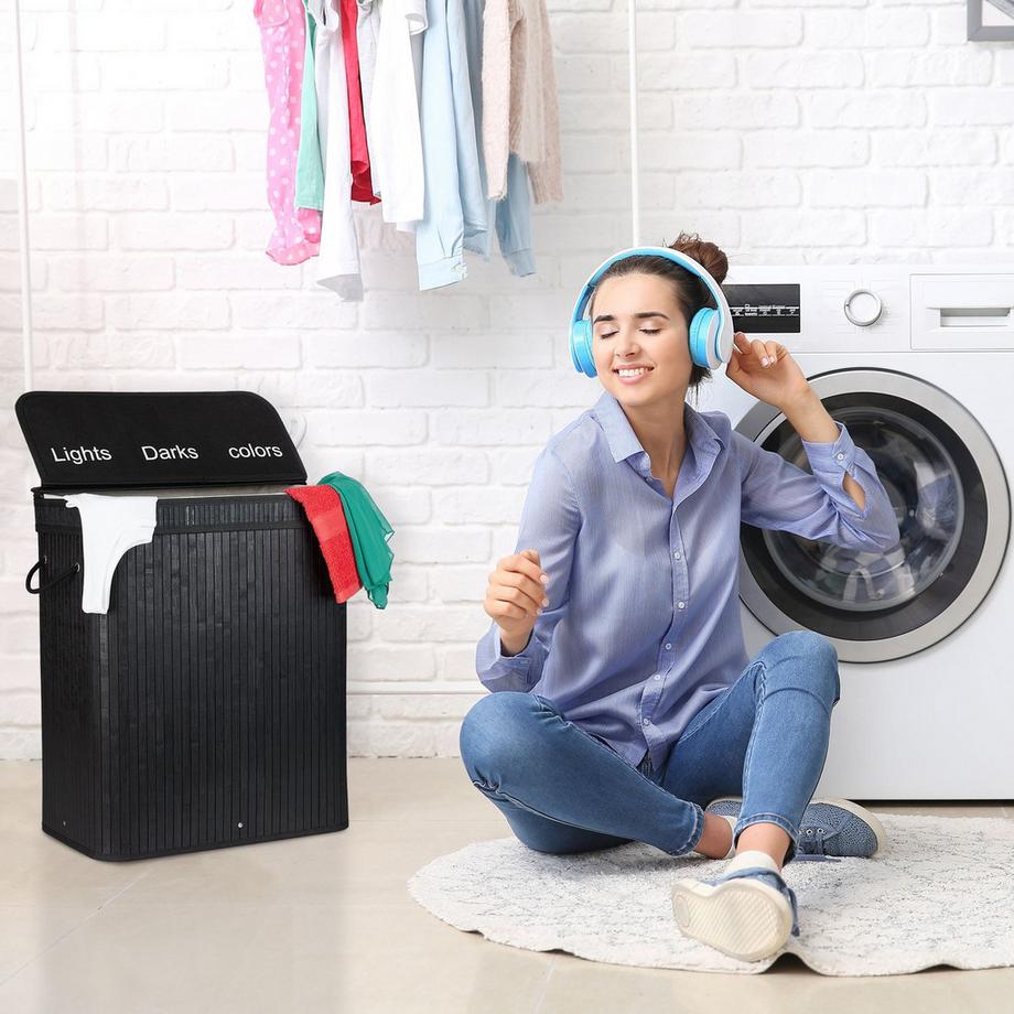 B2X Trieur de linge en bambou  