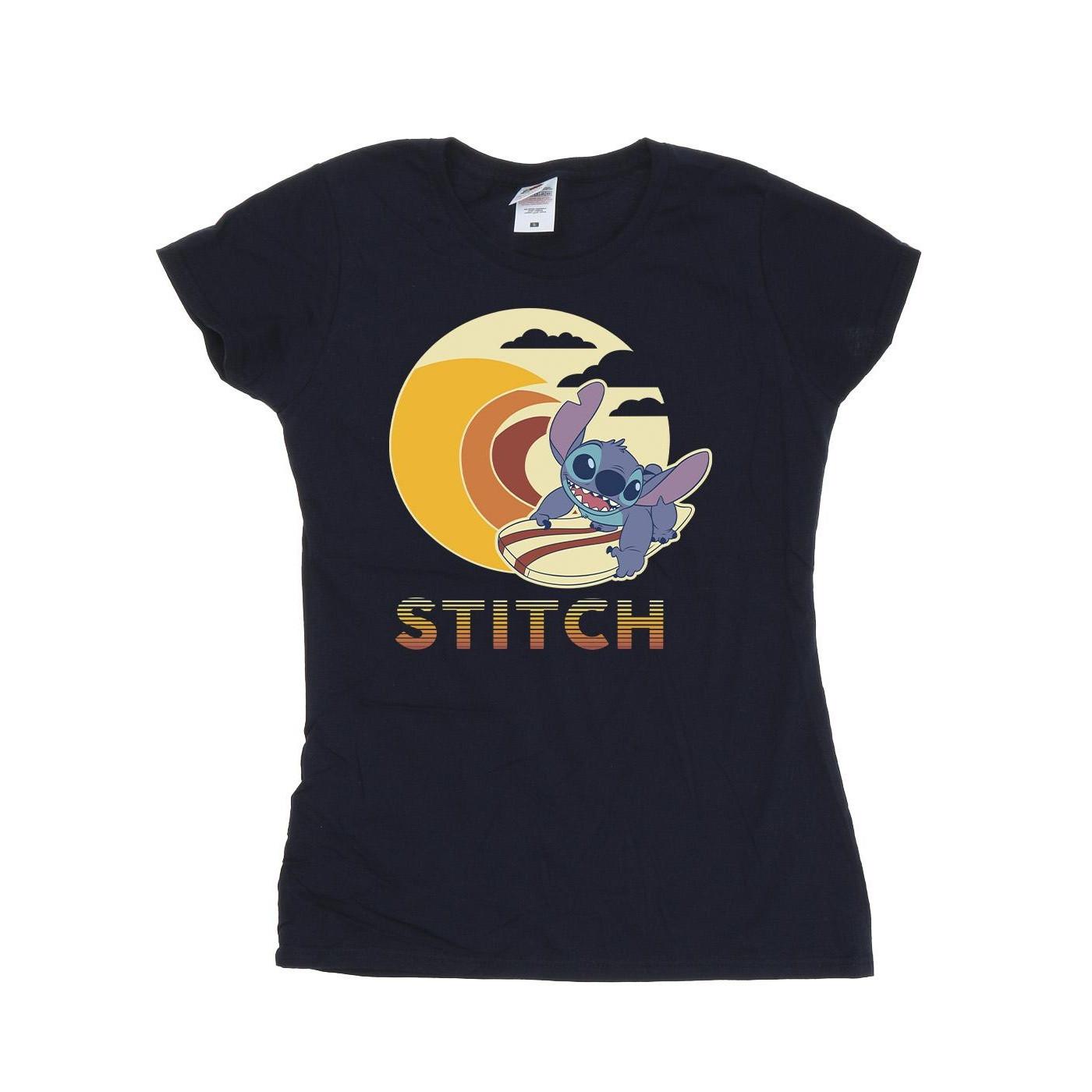Image of Lilo & Stitch Summer Waves Tshirt Damen Marine L