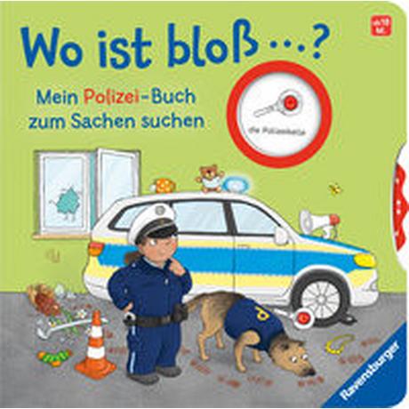 Wo ist bloß ...? Mein Polizei-Buch zum Sachen suchen Orso, Kathrin Lena; Wetzel, Jutta (Illustrationen) Gebundene Ausgabe 