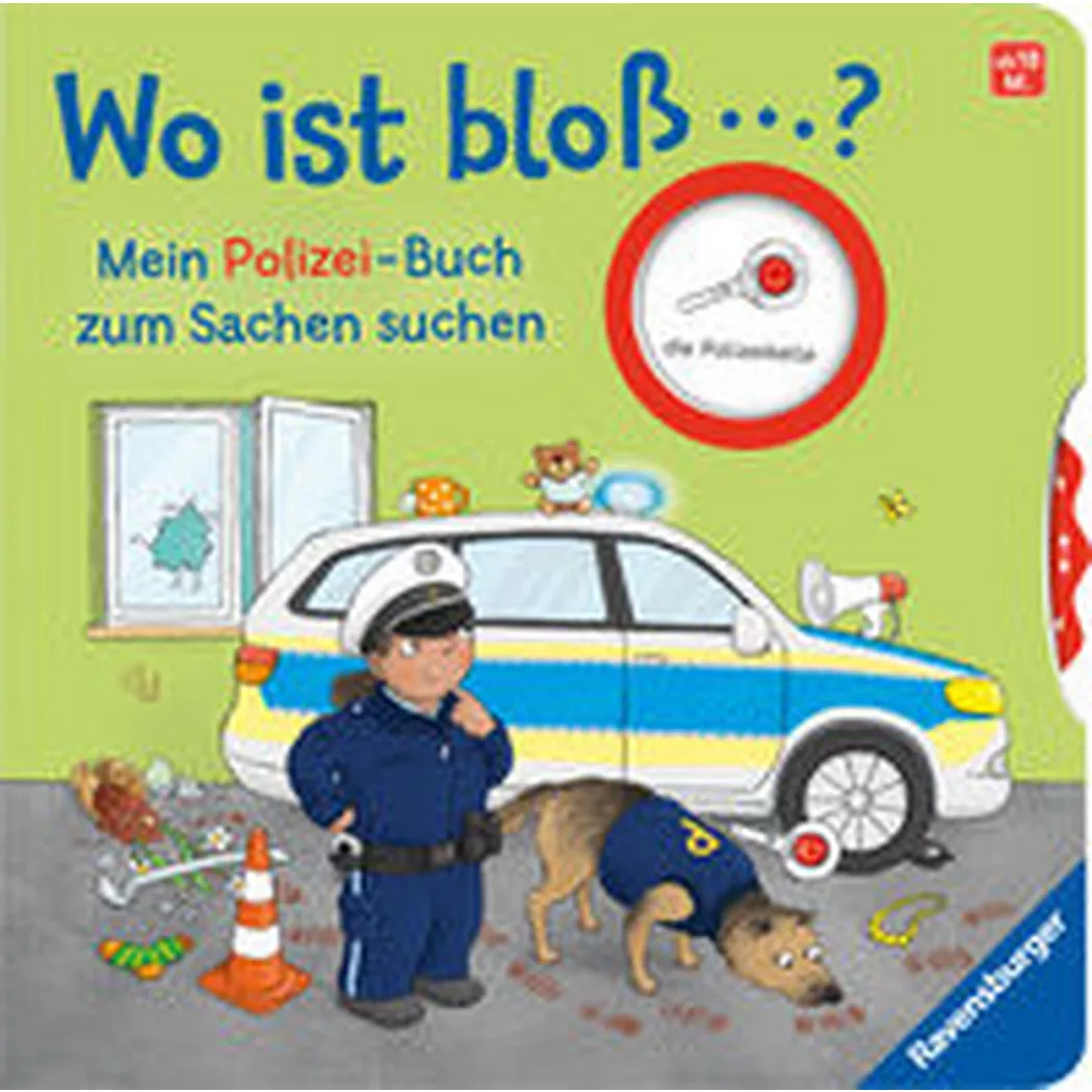 Ravensburger - Wo ist bloß ...? Mein Polizei-Buch zum Sachen suchen, Orso, Kathrin Lena; Wetzel, Jutta (Illustrationen)
