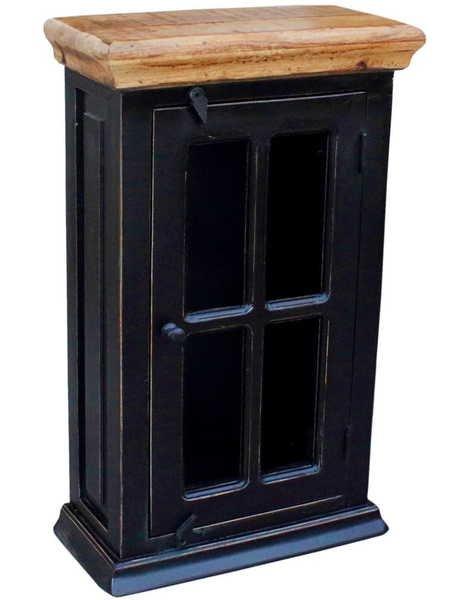 mutoni Armoire murale Taverna couleur miel noir  