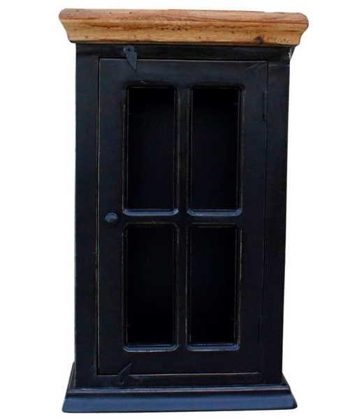 mutoni Armoire murale Taverna couleur miel noir  